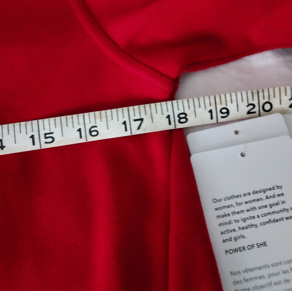 NWT Athleta Cozy Karma mock neck dress in fireengine red!  XS - Picture 7 of 13
